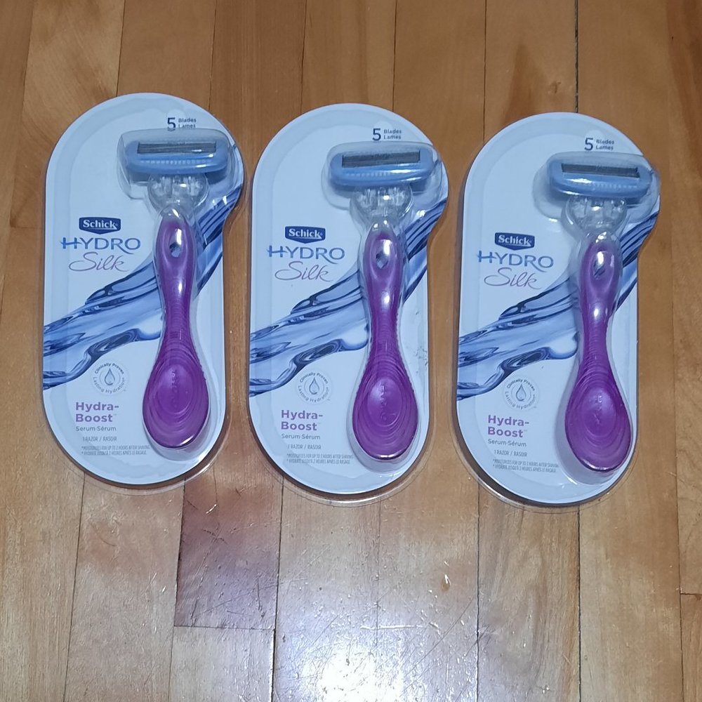 NEW SEALED Schick Hydro Silk Razor (Bundle of 3)